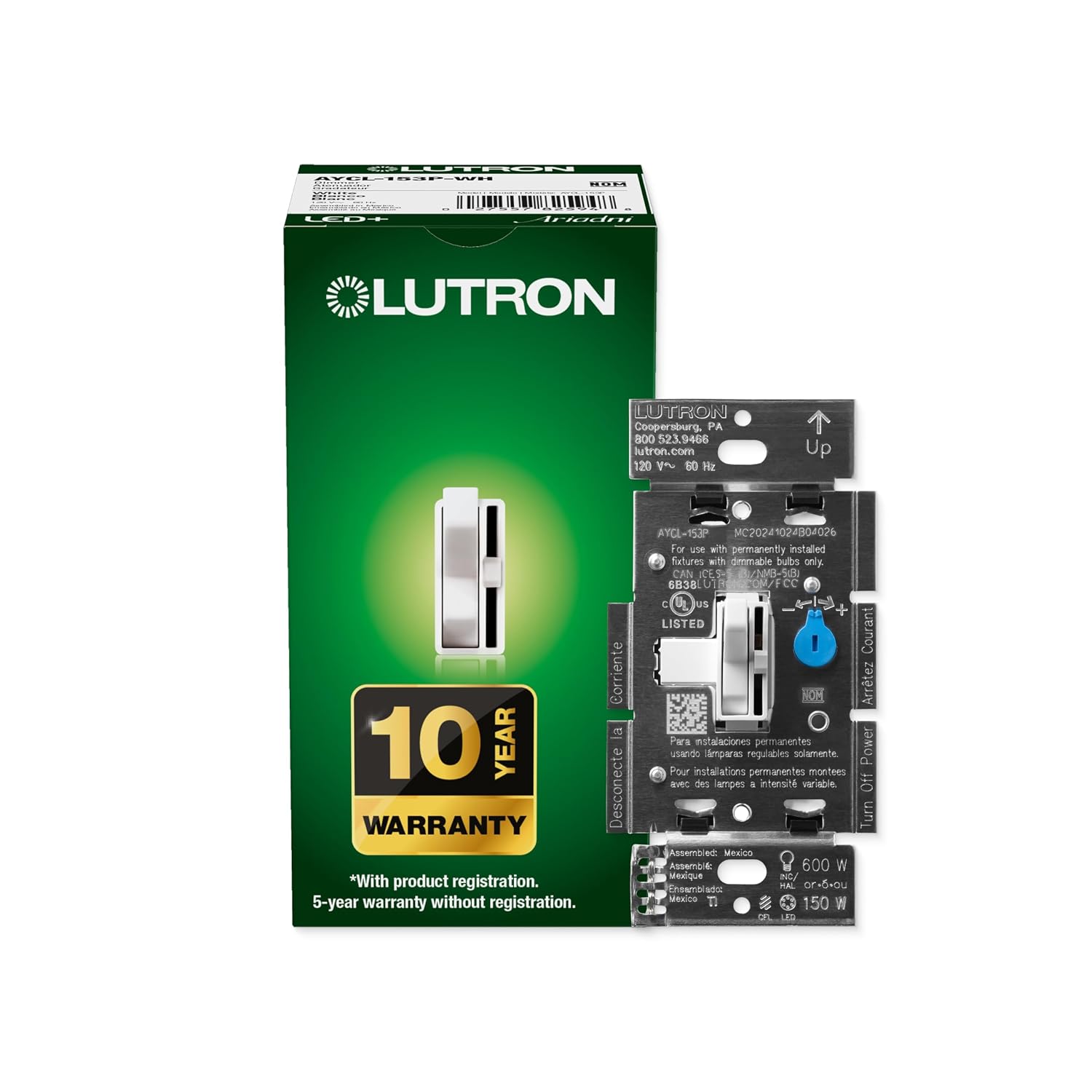 Lutron Ariadni/Toggler LED+ Dimmer