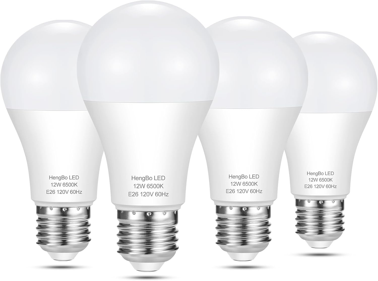 HengBo A19 LED, 100W Equivalent, 6500K Daylight White