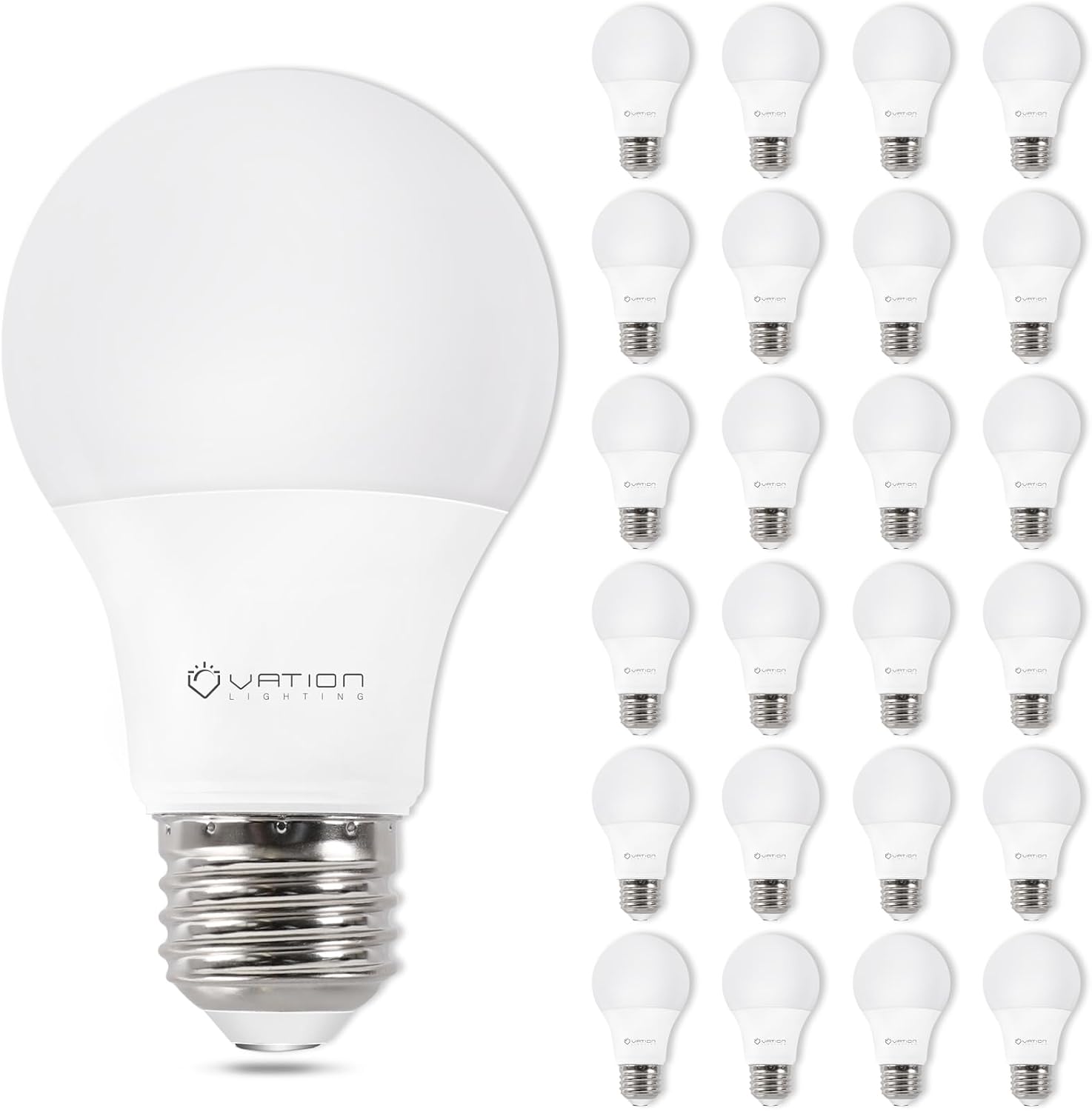 VATION LIGHTING A19 4000K LED, 24-Pack